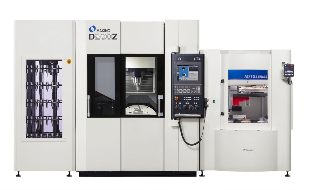 The new Makino D200Z: Superior surface quality and accuracy from an ultra-compact, easily automated 5-axis vertical machining centre